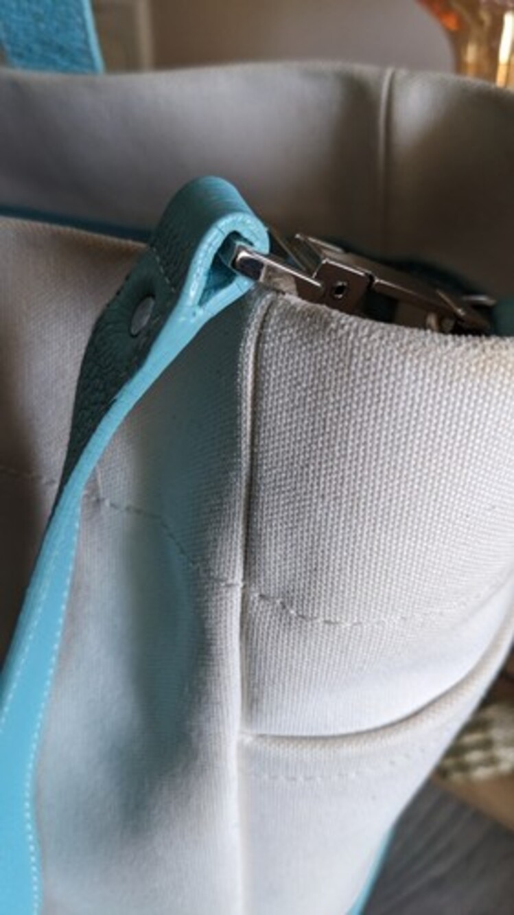 Tiffany Women's Canvas,Leather Shoulder Bag,Tote Bag Off-white,Tiff... BF576898 - Picture 8 of 16